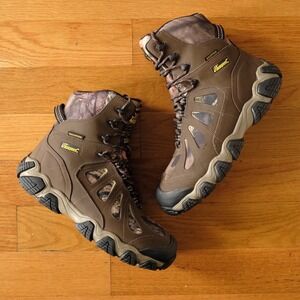 Thorogood Men's Crosstrex Waterproof Work Boots Soft Toe Brown Camo Outdoors 10